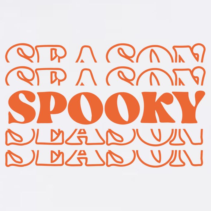 Spooky Halloween Retro Garment-Dyed Sweatshirt