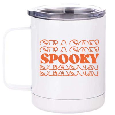 Spooky Halloween Retro 12 oz Stainless Steel Tumbler Cup