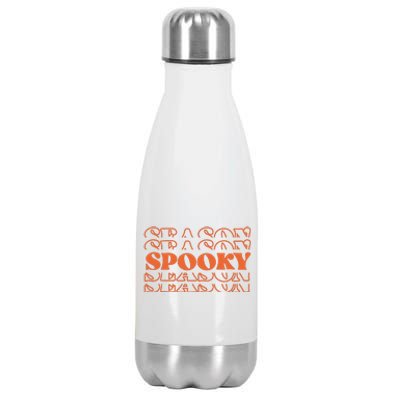 Spooky Halloween Retro Stainless Steel Insulated Water Bottle