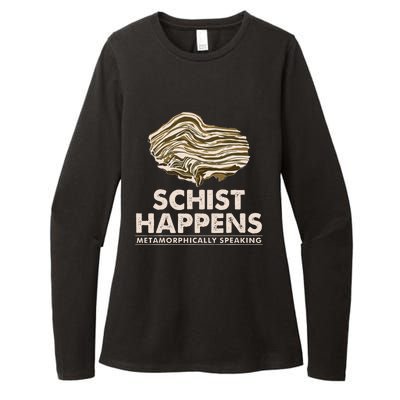 Schist Happens Rock Collector Womens CVC Long Sleeve Shirt