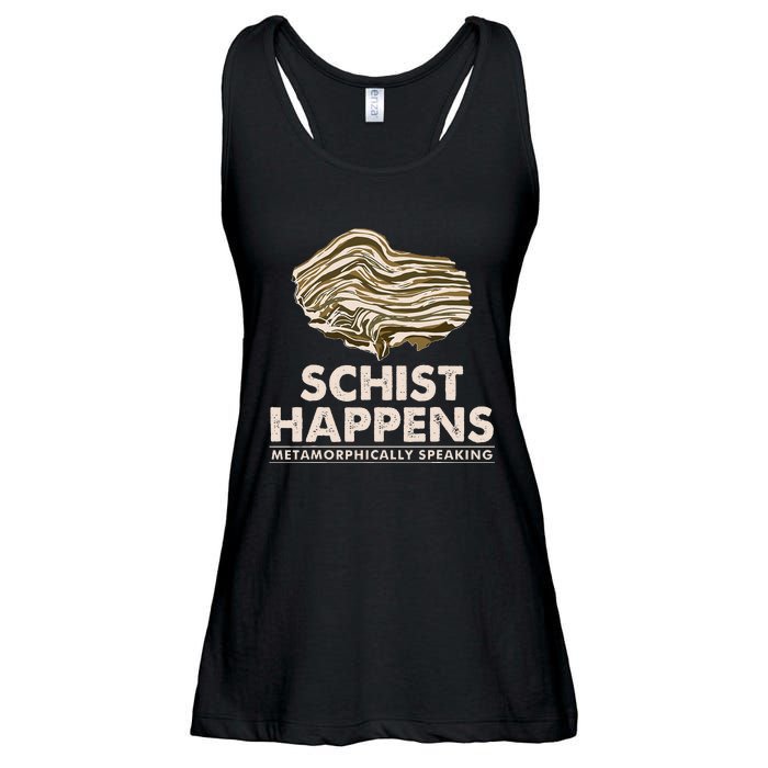 Schist Happens Rock Collector Ladies Essential Flowy Tank