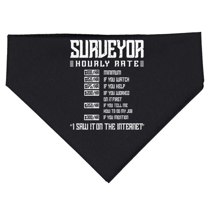 Surveyor Hourly rate Land Surveyor USA-Made Doggie Bandana