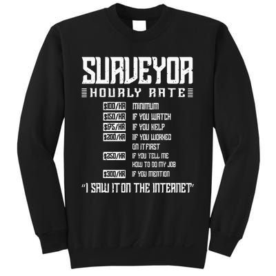 Surveyor Hourly rate Land Surveyor Sweatshirt