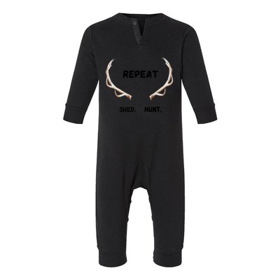 Shed, Hunt, Repeat Buck Infant Fleece One Piece