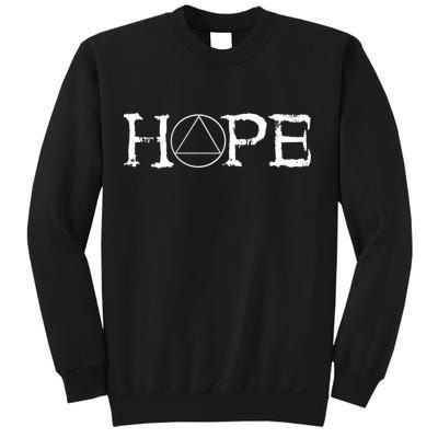 Sobriety Hope Recovery Alcoholic Sober Recover Aa Support Gift Sweatshirt