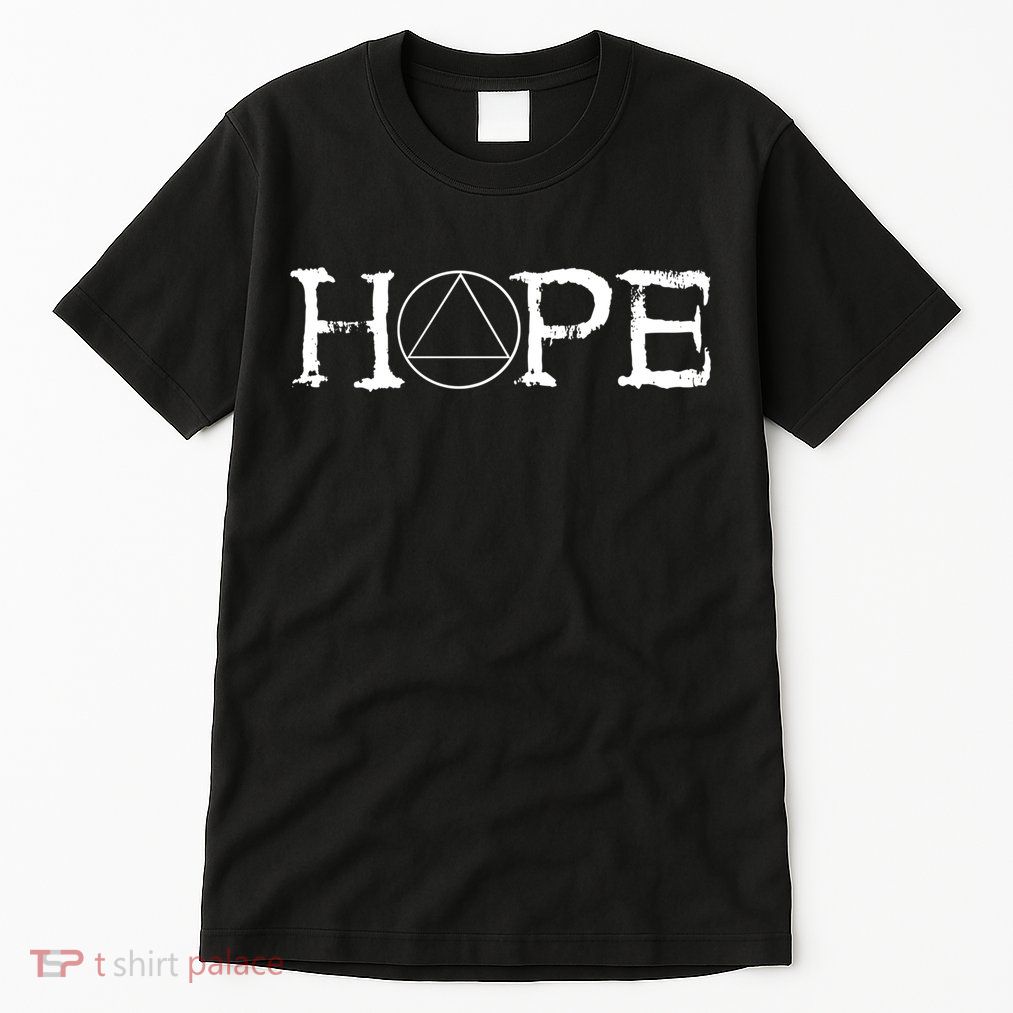 Sobriety Hope Recovery Alcoholic Sober Recover Aa Support Gift Tall T-Shirt