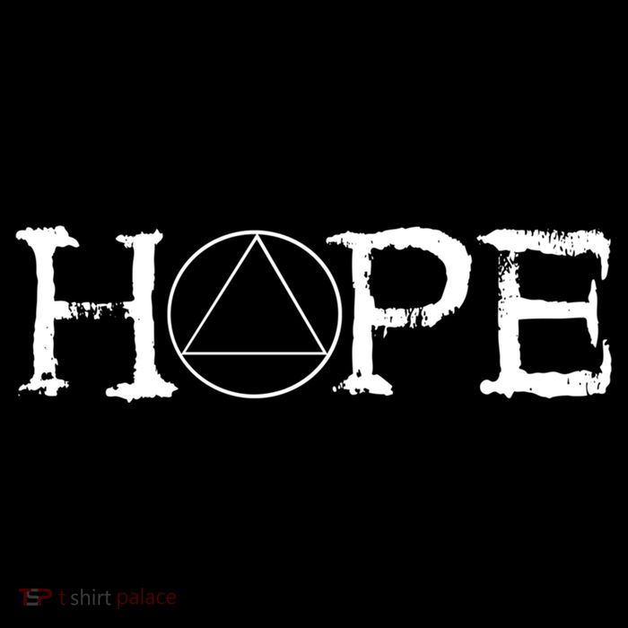Sobriety Hope Recovery Alcoholic Sober Recover Aa Support Gift Tall T-Shirt