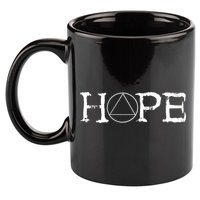 Sobriety Hope Recovery Alcoholic Sober Recover Aa Support Gift 11oz C Handle Ceramic Mug