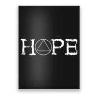 Sobriety Hope Recovery Alcoholic Sober Recover Aa Support Gift Poster