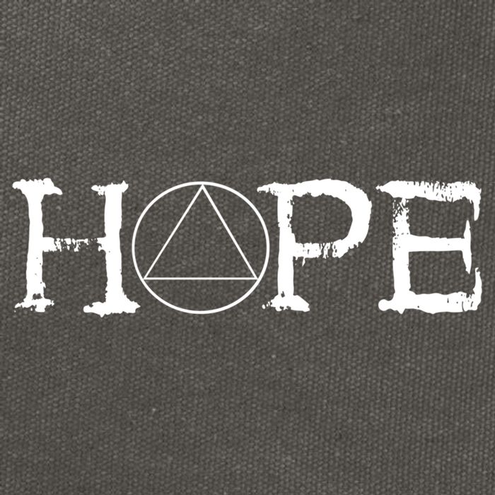 Sobriety Hope Recovery Alcoholic Sober Recover Aa Support Gift Cotton Canvas Backpack