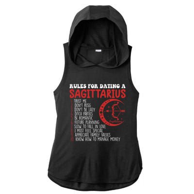 Sagittarius Horoscope Rules For Dating A Sagittarius Zodiac Meaningful Gift Ladies PosiCharge Tri-Blend Wicking Draft Hoodie Tank