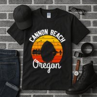 Sunset Haystack Rock Souvenir Cannon Beach Tall T-Shirt