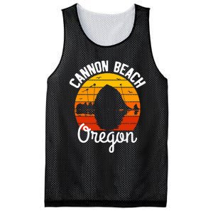 Sunset Haystack Rock Souvenir Cannon Beach Mesh Reversible Basketball Jersey Tank