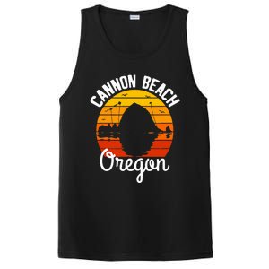 Sunset Haystack Rock Souvenir Cannon Beach PosiCharge Competitor Tank