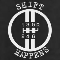 Shift Happens Race Car Fan Manual Transmission 6 Speed Funny Cool Comfort Performance Bucket Hat
