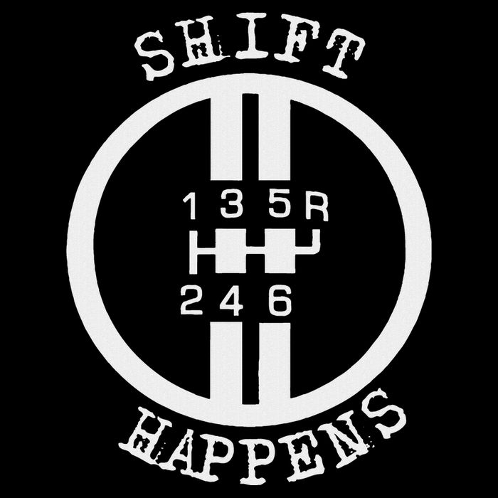 Shift Happens Race Car Fan Manual Transmission 6 Speed Funny Impact Tech Backpack