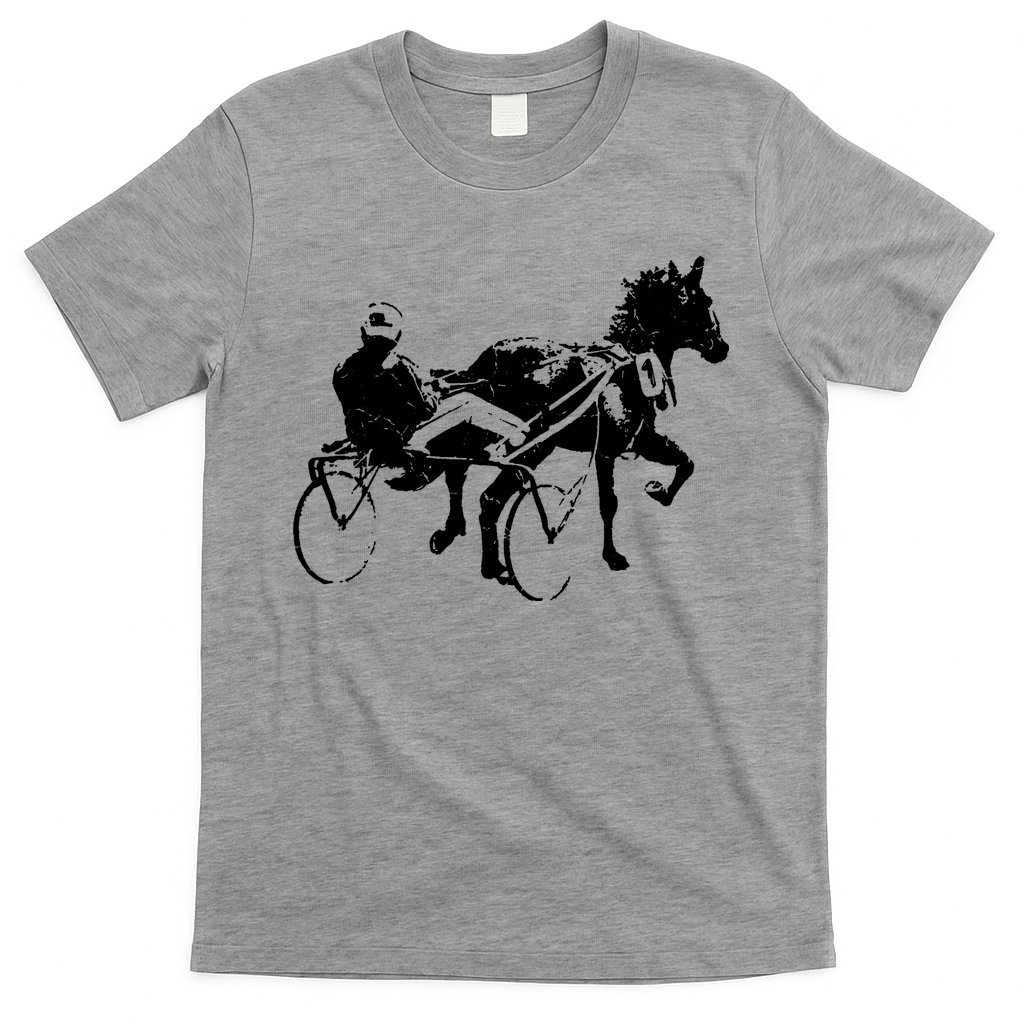 Sports Horse Race Harness Racing T-Shirt