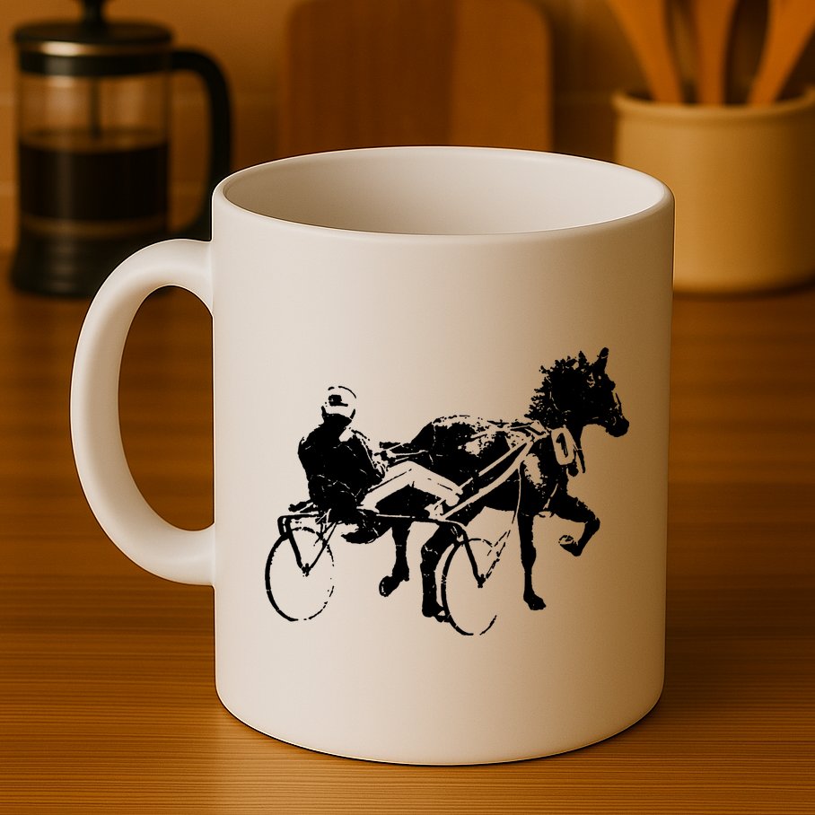 Sports Horse Race Harness Racing Mug