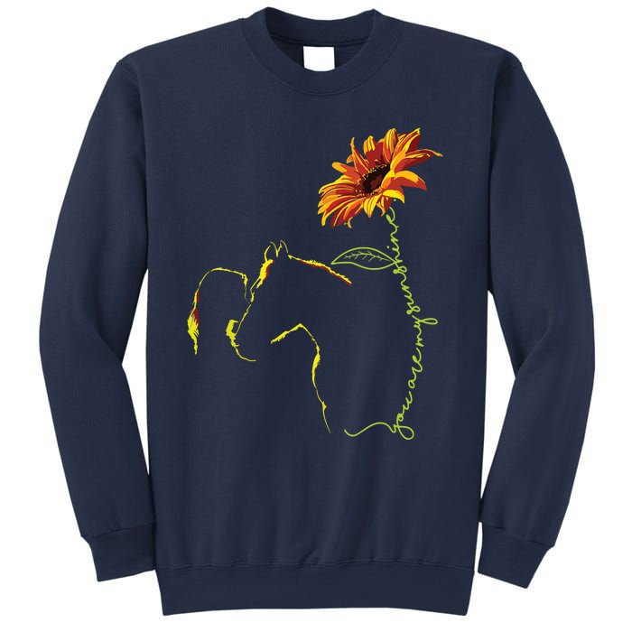 Sunflower Horseback Riding Equestrian Horse Lover Sweatshirt