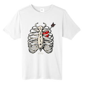 Skeleton Heart Rib Cage Xray Tall Fusion ChromaSoft Performance T-Shirt