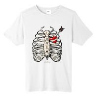 Skeleton Heart Rib Cage Xray Tall Fusion ChromaSoft Performance T-Shirt