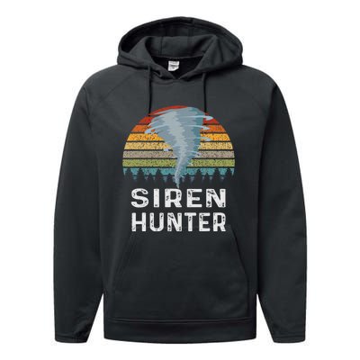 Siren Hunter Retro Tornado Chaser Performance Fleece Hoodie