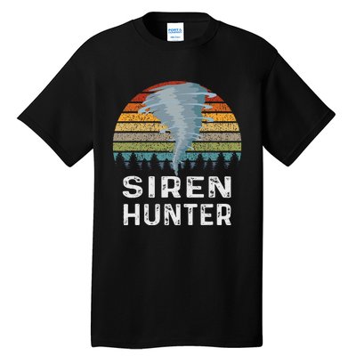 Siren Hunter Retro Tornado Chaser Tall T-Shirt