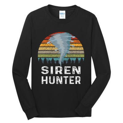 Siren Hunter Retro Tornado Chaser Tall Long Sleeve T-Shirt