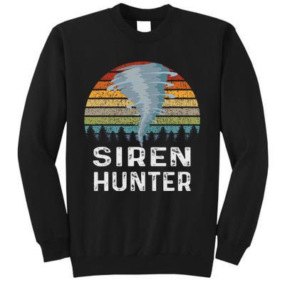 Siren Hunter Retro Tornado Chaser Tall Sweatshirt