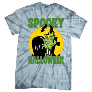 Spooky Halloween Rip Zombie Tie-Dye T-Shirt