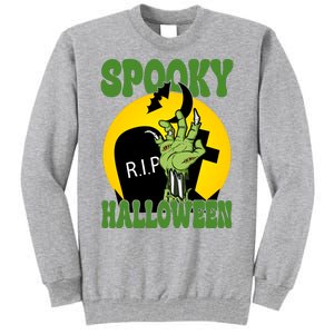 Spooky Halloween Rip Zombie Tall Sweatshirt