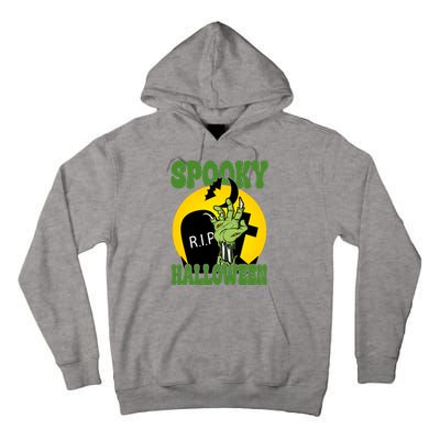 Spooky Halloween Rip Zombie Tall Hoodie