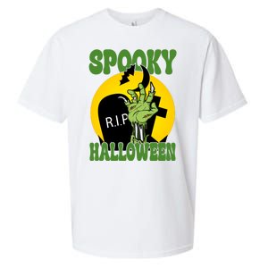 Spooky Halloween Rip Zombie Sueded Cloud Jersey T-Shirt