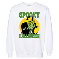 Spooky Halloween Rip Zombie Garment-Dyed Sweatshirt