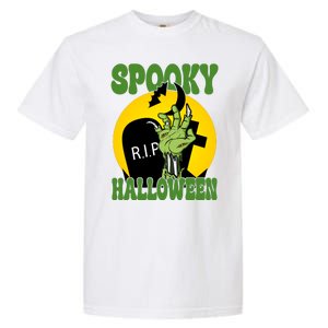 Spooky Halloween Rip Zombie Garment-Dyed Heavyweight T-Shirt