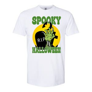 Spooky Halloween Rip Zombie Softstyle CVC T-Shirt