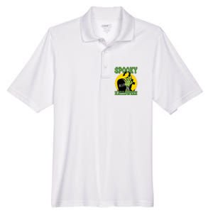 Spooky Halloween Rip Zombie Men's Origin Performance Pique Polo