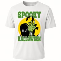 Spooky Halloween Rip Zombie Cooling Performance Crew T-Shirt