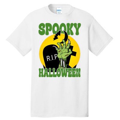 Spooky Halloween Rip Zombie Tall T-Shirt