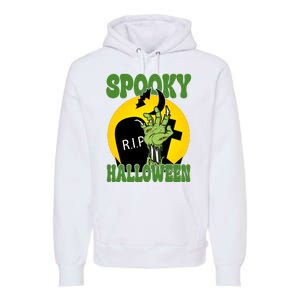 Spooky Halloween Rip Zombie Premium Hoodie