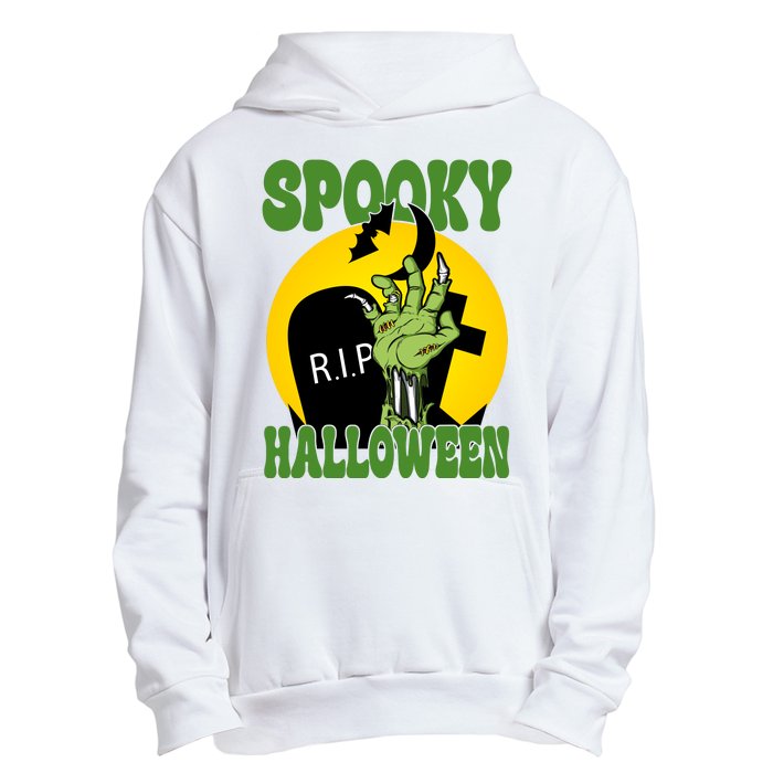 Spooky Halloween Rip Zombie Urban Pullover Hoodie