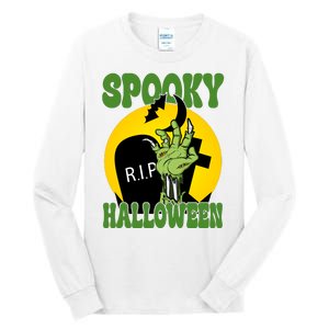 Spooky Halloween Rip Zombie Tall Long Sleeve T-Shirt