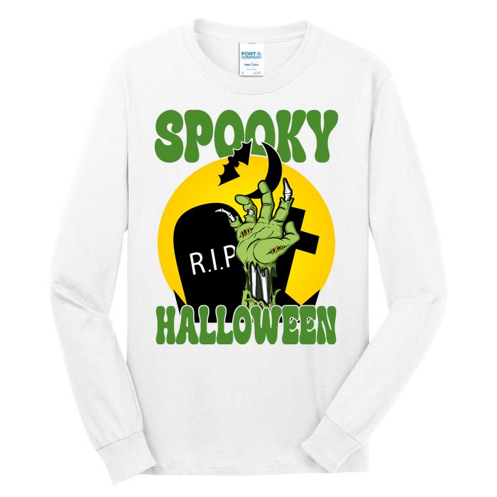 Spooky Halloween Rip Zombie Tall Long Sleeve T-Shirt