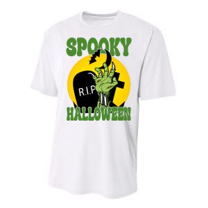 Spooky Halloween Rip Zombie Performance Sprint T-Shirt