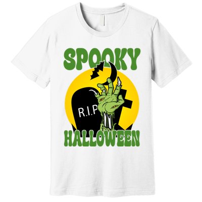 Spooky Halloween Rip Zombie Premium T-Shirt
