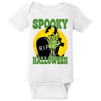 Spooky Halloween Rip Zombie Baby Bodysuit