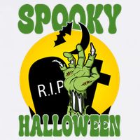 Spooky Halloween Rip Zombie Baby Bodysuit