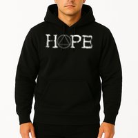Sobriety Hope Recovery Alcoholic Abstinence Sober Aa Support Hoodie