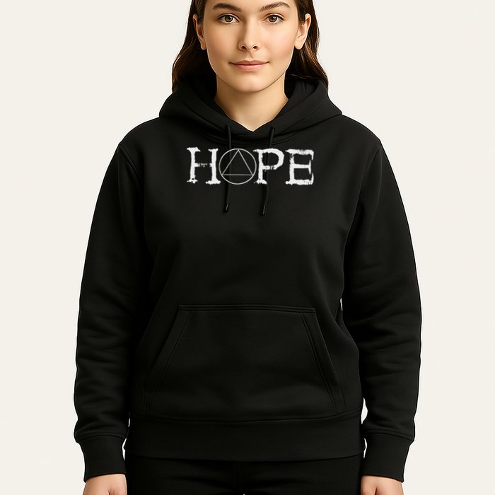 Sobriety Hope Recovery Alcoholic Abstinence Sober Aa Support Hoodie