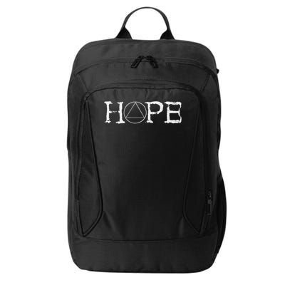 Sobriety Hope Recovery Alcoholic Abstinence Sober Aa Support City Backpack